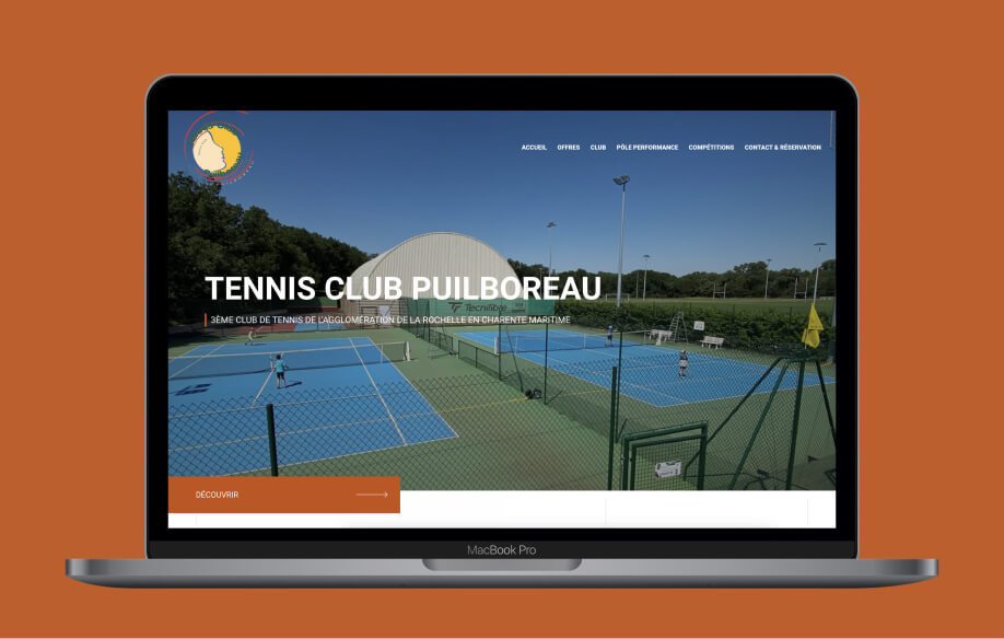 Visuels ordinateur - Tennis club Puilboreau