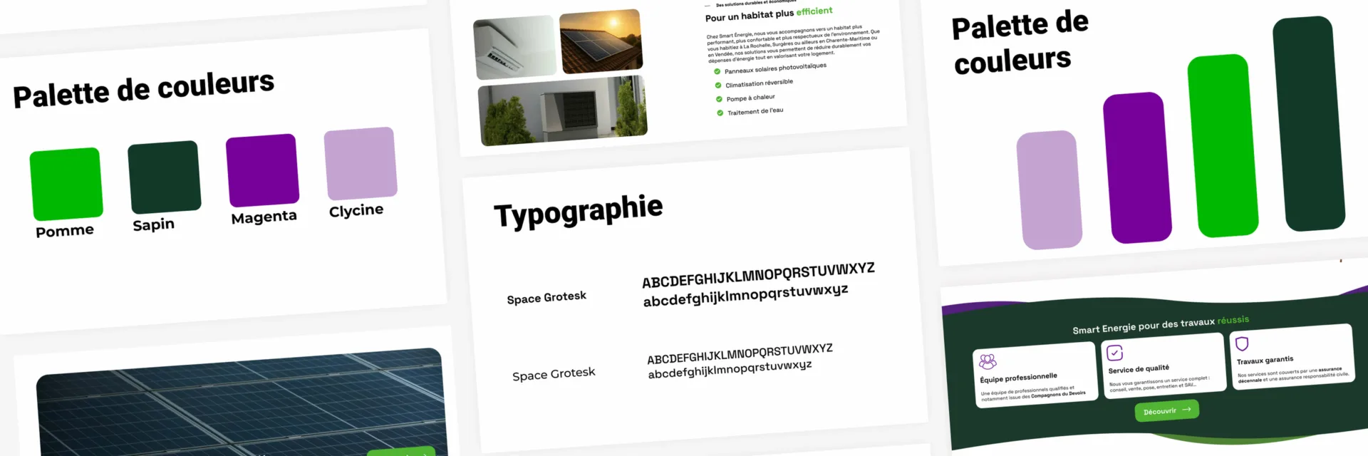 Smart Energie charte graphique site internet